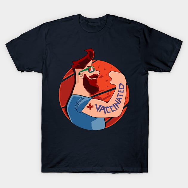 Vaccinated T-Shirt by DuckyDuck